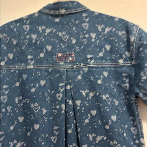 Anthropologie Pilcro Denim Buttondown Shift Dress Size SP - Picture 8 of 12